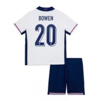 Anglicko Jarrod Bowen #20 Domáci Detský futbalový dres ME 2024 Krátky Rukáv (+ trenírky)